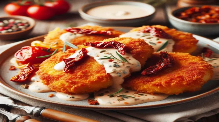 Chicken Cutlets with a Rich Sun-Dried Tomato Cream Sauce