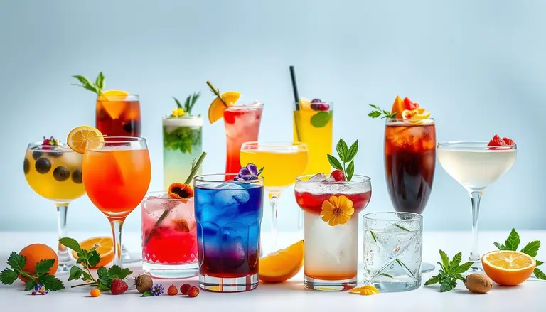 Easy mocktail recipes, non alcoholic drink ideas, festive mocktails,