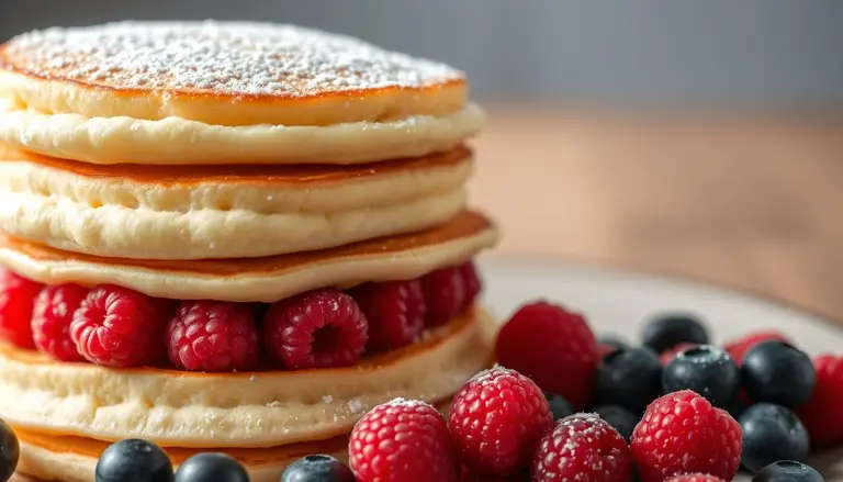 Japanese souffle pancake recipe, fluffy pancakes how to, trendy brunch ideas,