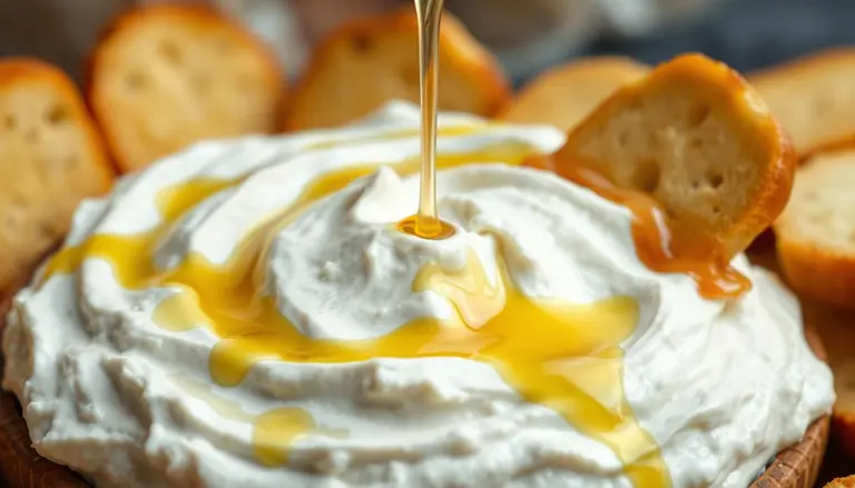 Whipped feta dip recipe, hot honey appetizer, easy party dip,