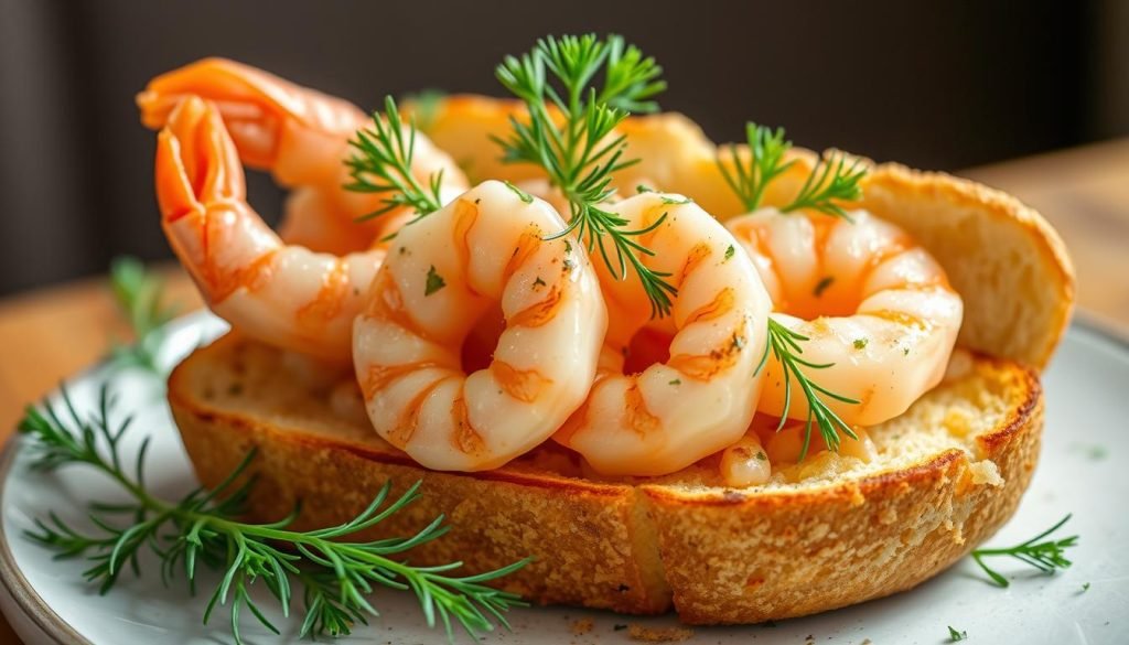 Norwegian shrimp sandwich recipe