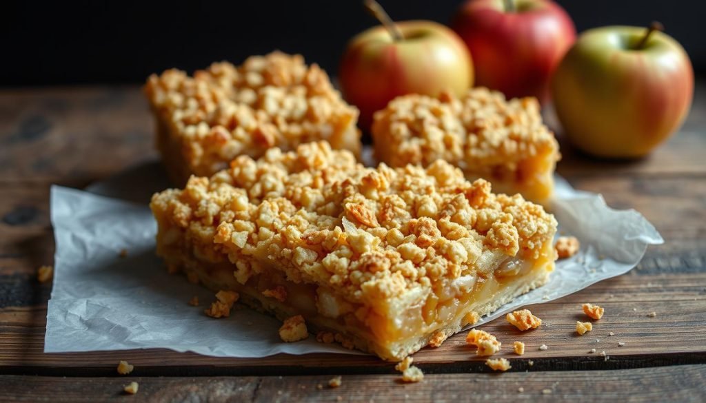 bakery-style apple crisp bars