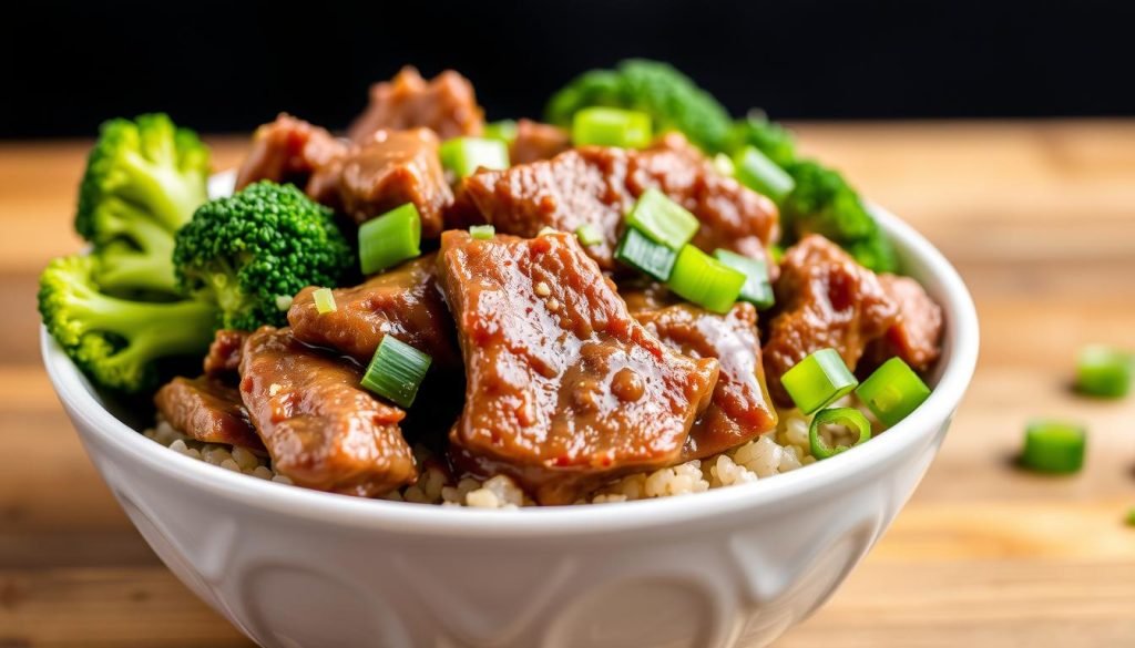beef broccoli protein bowl recipe