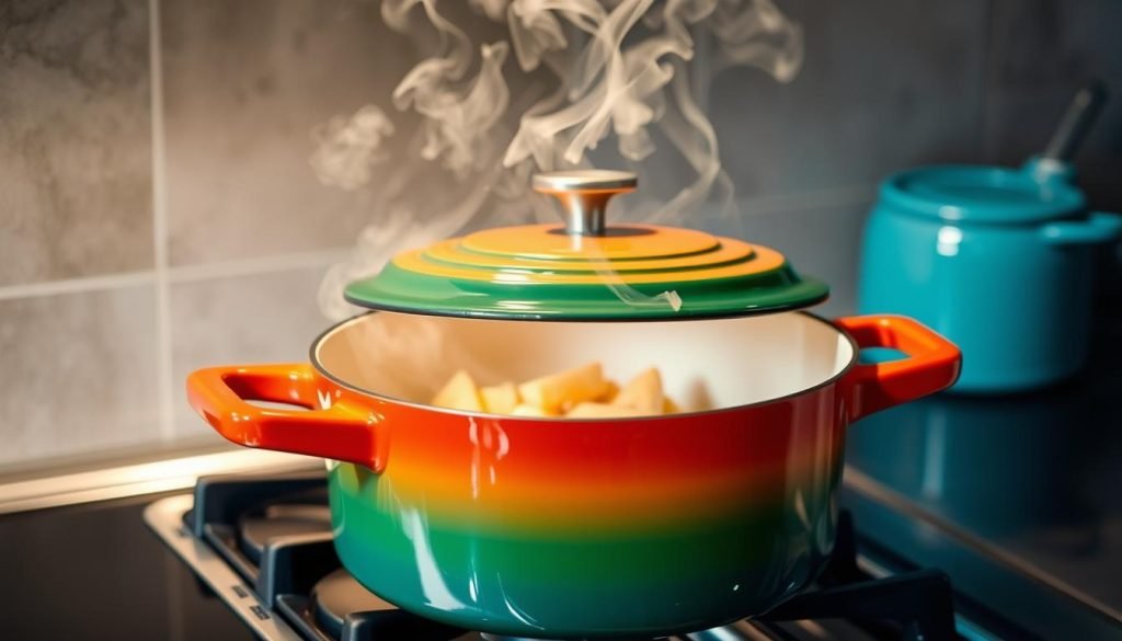 enameled dutch oven for cooking
