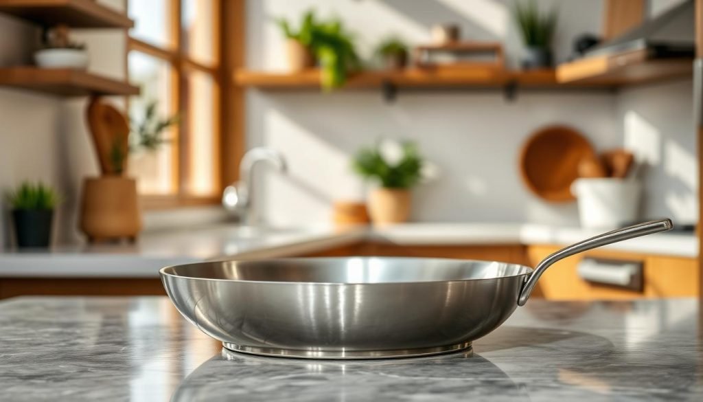 high quality stainless steel skillet