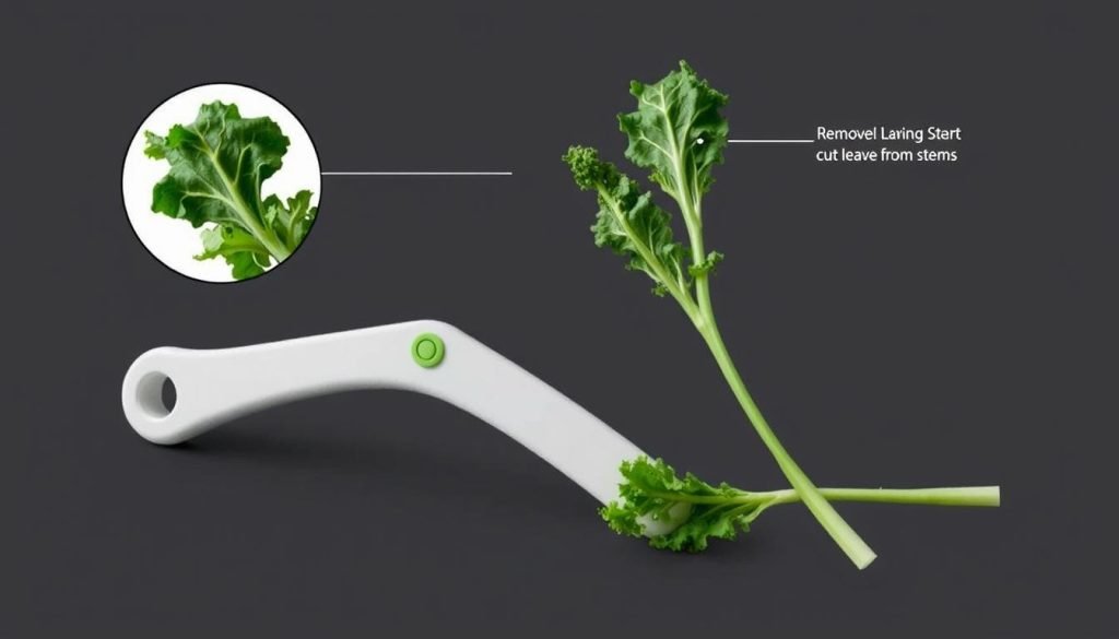 kale and herb stripper