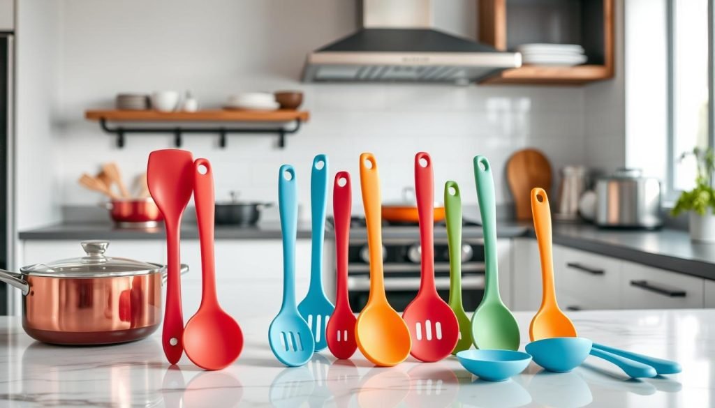 silicone kitchen utensil set