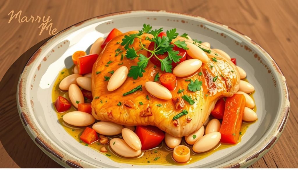 vegetarian marry me chicken beans recipe